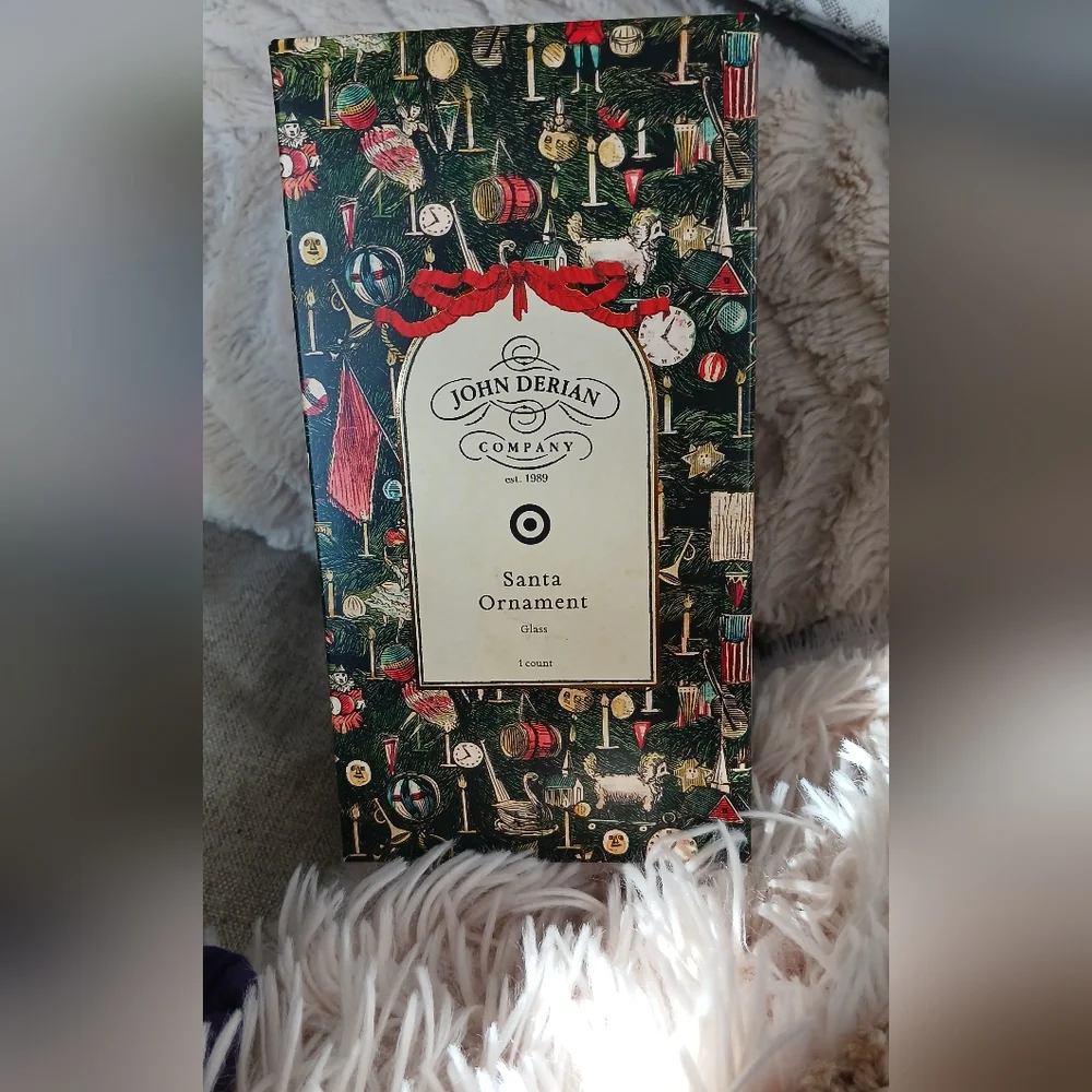 Target X John Derian Santa Ornament. New!